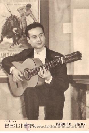Fotos von Musikern: POSTAL PROMOCION DISCOS BELTER PAQUITO SIMON