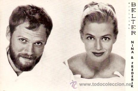 Fotos von Musikern: POSTAL PROMOCION DISCOS BELTER NINA FREDERIK