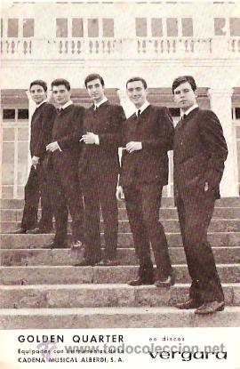 Fotos von Musikern: POSTAL PROMOCION DISCOS VERGARA GOLDEN QUARTER