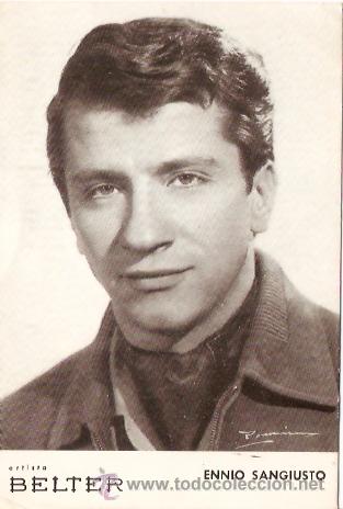 Fotos von Musikern: POSTAL PROMOCION DISCOS BELTER ENNIO SANGIUSTO