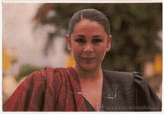 Fotos de Cantantes: Isabel Pantoja-POSTAL (16 x 23 CMT)