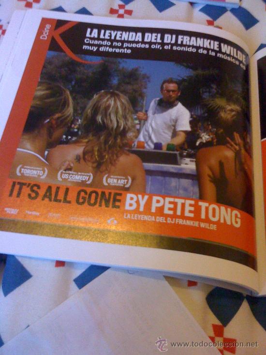Fotos de Cantantes: 'It's All Gone Pete Tong - La leyenda de DJ Frankie Wilde'. P&aacute;gina de prensa.