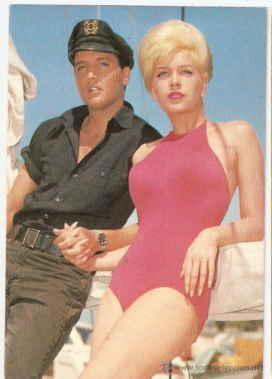 Fotos de cantantes: ELVIS PRESLEY y STELA STEVENS, Oscarcolor 519-- Vell i Bell