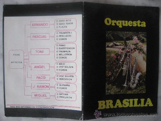 Fotos von Musikern: ORQUESTA BRASILIA CON FICHA ARTISTICA DE SUS COMPONENTES.