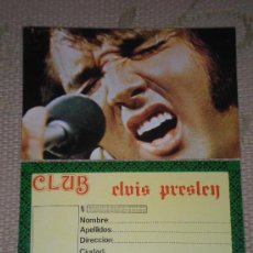 Fotos de Cantantes: ELVIS PRESLEY CARNET DEL CLUB DE FANS AÑOS 70-80 MUSICA . Lote 138542502