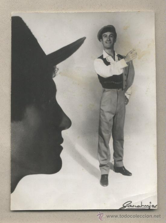 Fotos von Musikern: Foto de un artista a&ntilde;os 50. Fotografia Sanahuja.
