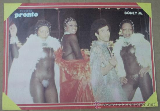 Fotos de cantantes: BONEY M, POSTER DE LA REVISTA PRONT
