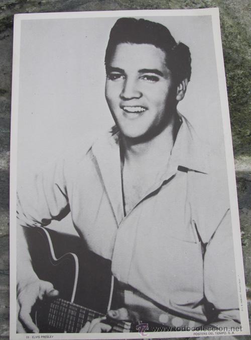 Fotos de cantantes: POSTAL  DE ELVIS PRESLEY 18 X 26