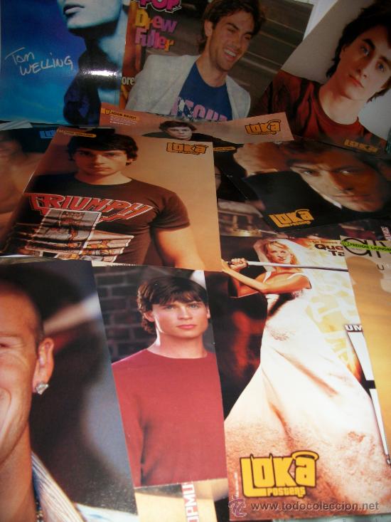 Fotos de Cantantes: LOTE 35 POSTERS REVISTAS LOKA , SUPER POP , ETC. BRAD PITT, ORLANDO BLOOM , BLACK EYED PEAS , BECKAM