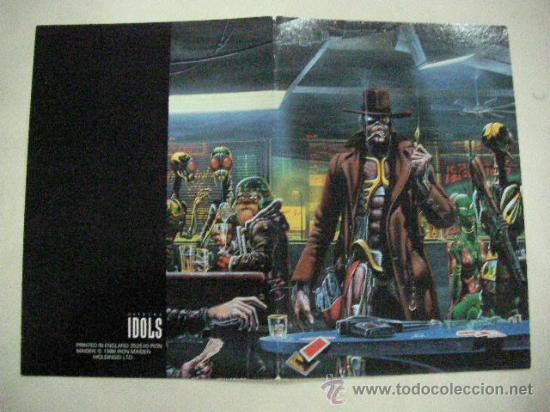 Fotos de Cantantes: POSTAL DE GRAN TAMA&Ntilde;O IRON MAIDEN