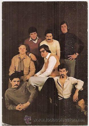 Fotos de cantantes: Grupo Superstar. Ficha con dedicatoria en la parte de atr&aacute;s