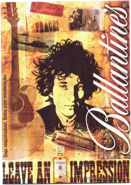 Fotos de cantantes: BOB DYLAN POSTAL PROMOCIONAL