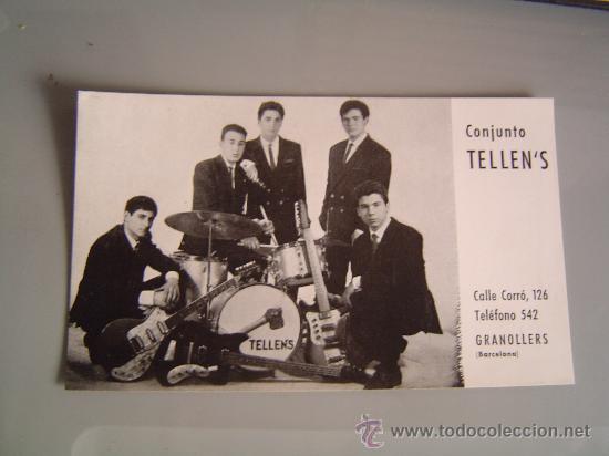 Fotos von Musikern: Foto postal del conjunto Tellen's. ( Dedicada )