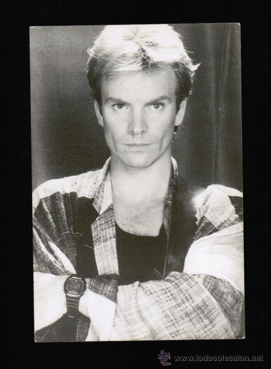 Fotos de cantantes: POSTAL DE STING - Foto 1