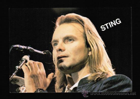 Fotos de cantantes: POSTAL DE STING - Foto 1