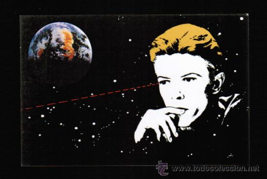 Fotos de cantantes: POSTAL DE DAVID BOWIE