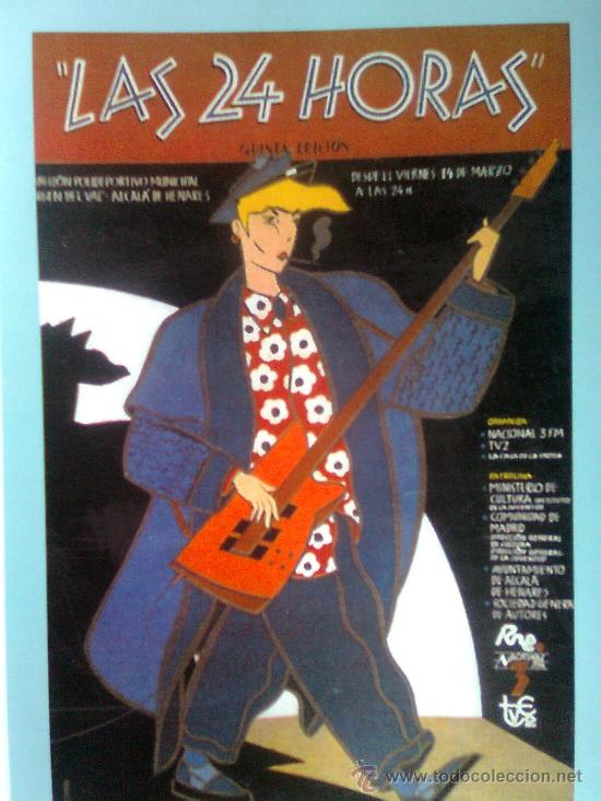 Photos de Chanteurs et Chanteuses: Mis L&aacute;mina-s Pop-Carteler&iacute;a-Radio 3-24 Horas Estudiante y la radio (1985??) - Cartulina A3-Hist&oacute;rico