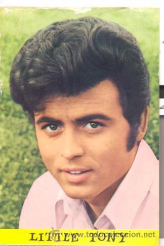 Fotos von Musikern: LITTLE TONY - TARJETA POSTAL ESPA&Ntilde;OLA - CARTOLINA SPAGNOLA FROM THE 60's
