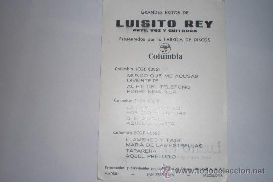 Fotos de cantantes: LUISITO REY - Foto 2
