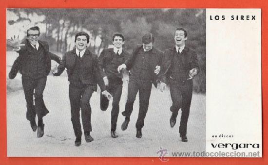 Photos of Singers: postal / foto - los sirex - en discos vergara - a&ntilde;os 60 / 70