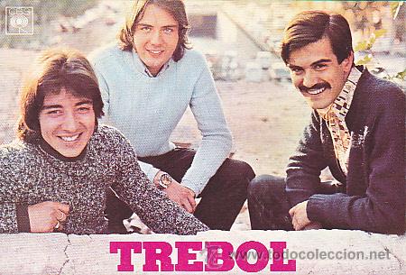 Photos de Chanteurs et Chanteuses: POSTAL GRUPO MUSICAL TREBOL EDITADA POR C.B.S.
