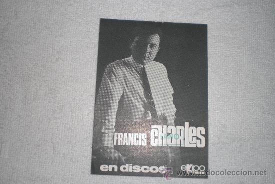 Photos de Chanteurs et Chanteuses: FRANCIS CHARLES