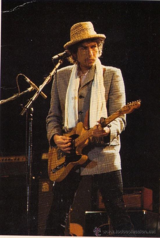 Fotos de Cantantes: POSTAL BOB DYLAN