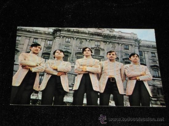 Photos de Chanteurs et Chanteuses: POSTAL DEL GRUPO LOS BOCK - 1969