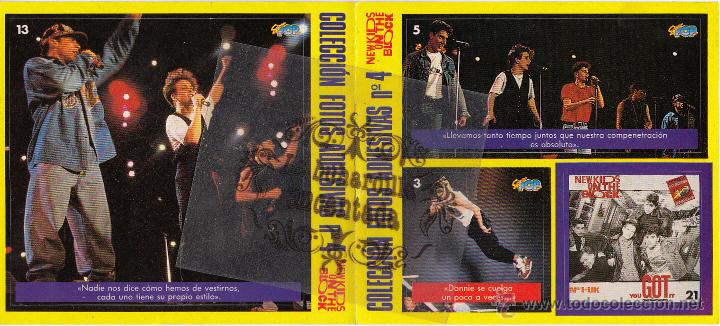 Fotos de Cantantes: FOTO ADHESIVA SUPER POP N&ordm; 4 NEW KIDS ON THE BLOCK