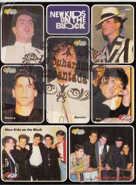 Fotos de Cantantes: FOTO ADHESIVA SUPER POP NEW KIDS ON THE BLOCK