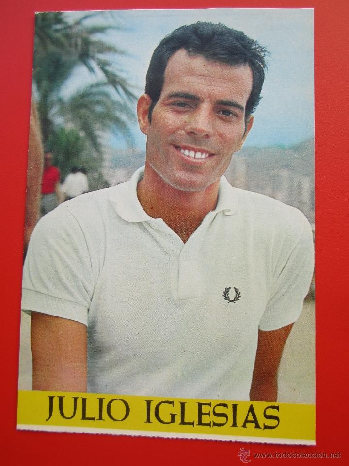Fotos de cantantes: graficas bergas - postal julio iglesias - 1968