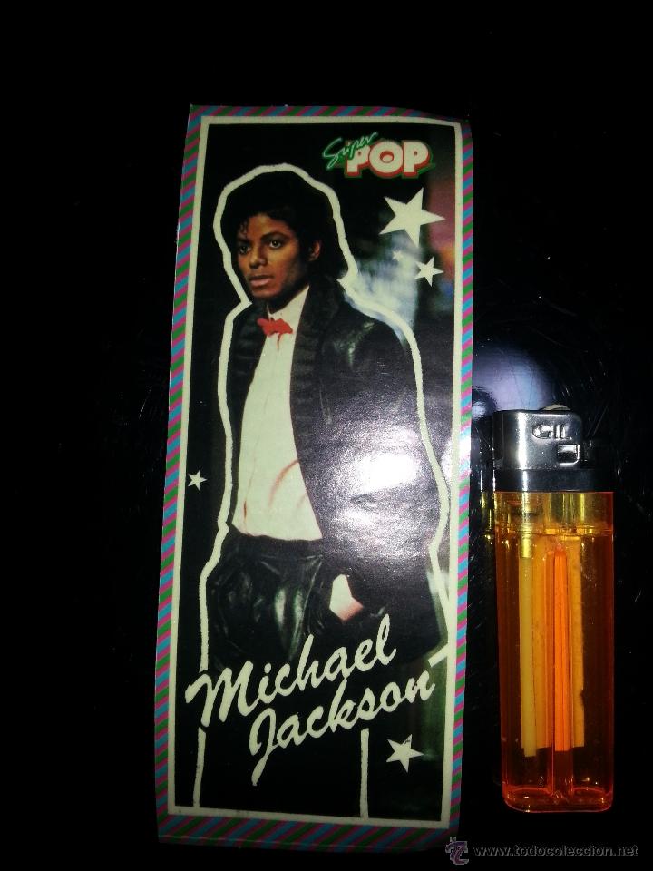 Fotos de Cantantes: PEGATINA SUPER POP MICHAEL JACKSON ORIGINAL A&Ntilde;OS 80 SIN DESPEGAR