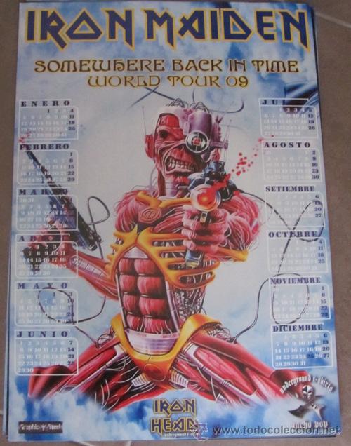 Fotos de Cantantes: IRON MAIDEN - POSTER CALENDARIO DE 2009