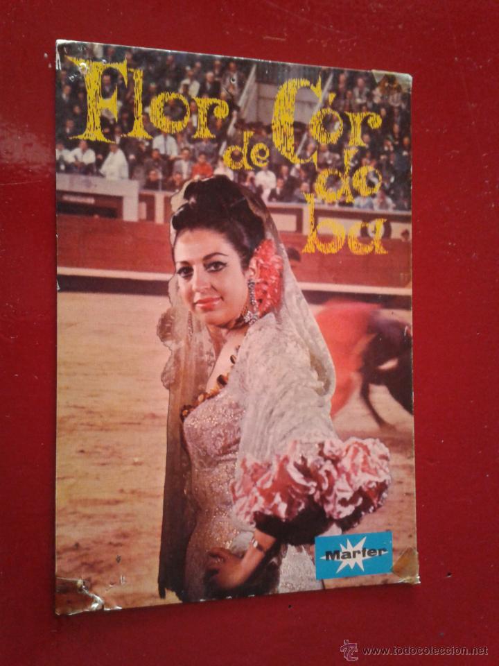 Photos de Chanteurs et Chanteuses: Foto postal promocional distribuidora 70's Marfer Flor de C&oacute;rdoba (dorso lista singles) flamenco