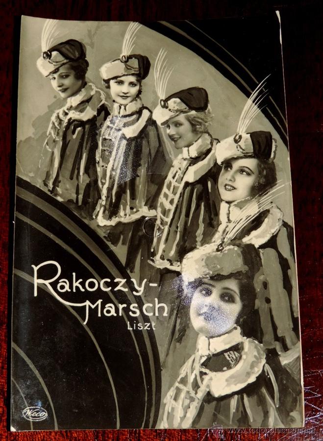 Photos de Chanteurs et Chanteuses: POSTAL MUSICAL WECO TONBILD - POSTKARTE - CARTE POSTALE DISQUE - MUSIQUE - PHONOGRAPHE - RAKOCZY-MAR