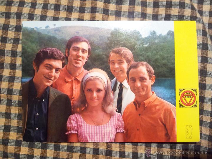 Fotos von Musikern: POSTAL DEL CONJUNTO LOS STOP. a&ntilde;os 70 AUTOGRAFIADA