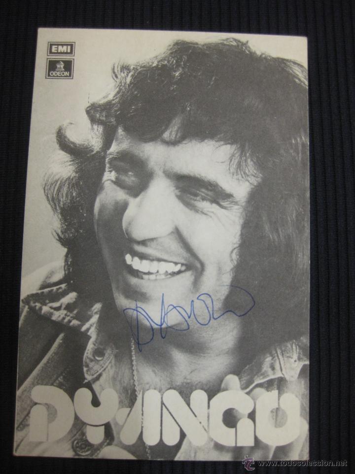 Photos de Chanteurs et Chanteuses: FOTO DE DYANGO FIRMADA. EMI.ODEON. DYANGO EN SUS GRANDES CREACIONES.