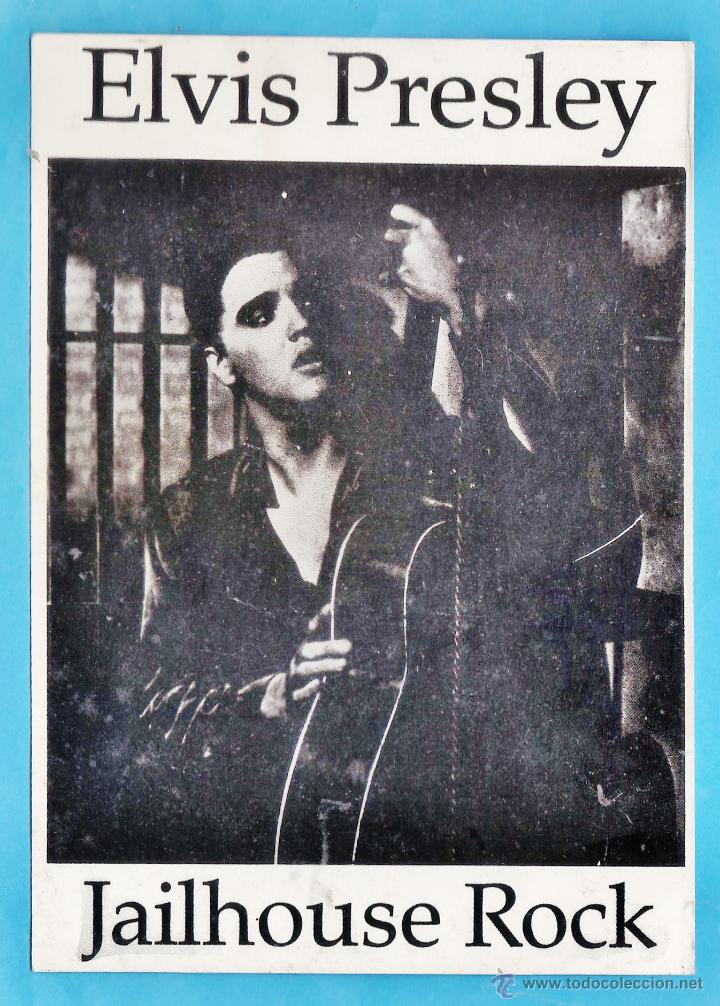 Fotos de cantantes: postal - + + elvis presley ++ / jailhouse rock - n&ordm; 001 - edita post card - a&ntilde;os 80
