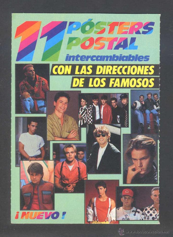Fotos de Cantantes: *Super Pop. 11 Posters. Postal* Lote 11+1 serie completa.. Nuevas.