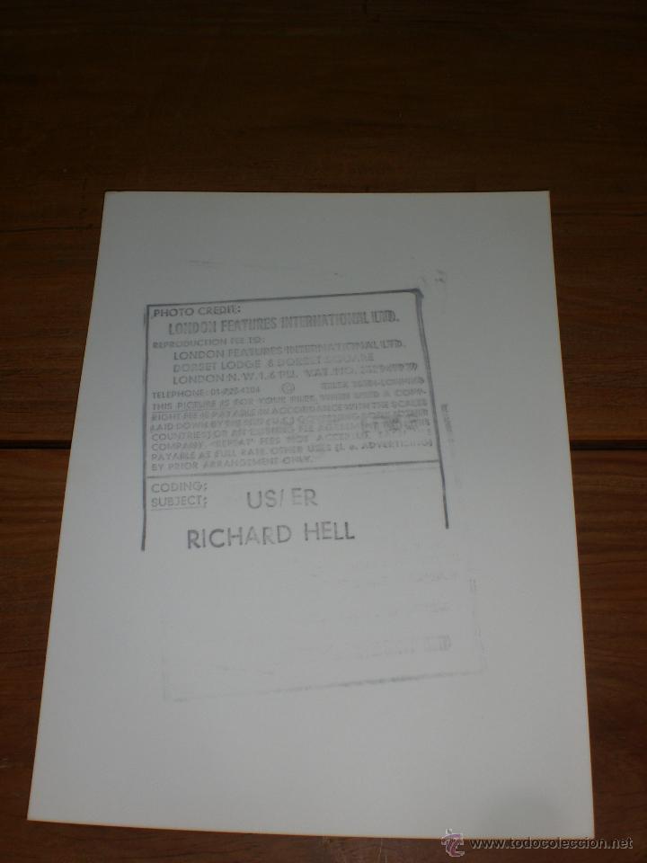 Fotos de cantantes: FOTO DE RICHARD HELL - Foto 2