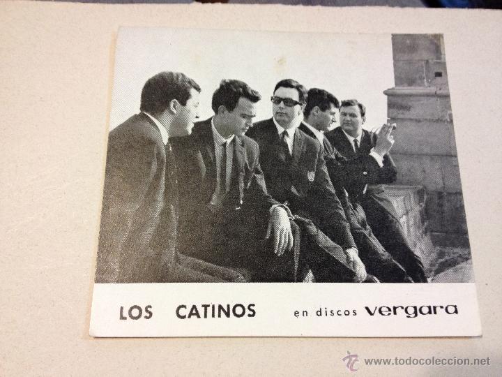 Fotos von Musikern: Antigua postal o fotografia promocional LOS CATINOS - Discos Vergara