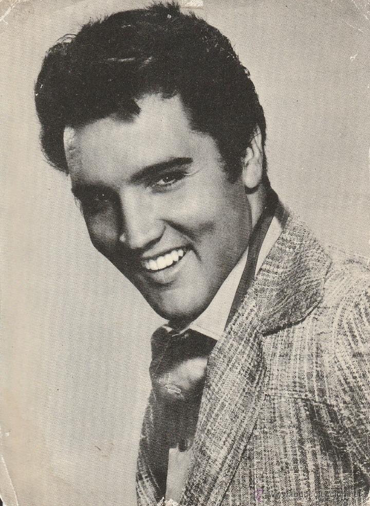 Fotos de Cantantes: N&ordm; 18505 FOTO FICHA OBSEQUIO DE ROMANTICA ELVIS ARON PRESLEY