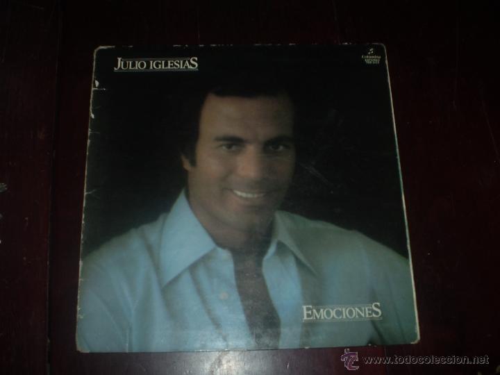 Fotos de Cantantes: FUNDA DOBLE L.P. JULIO IGLESIAS EMOCIONES