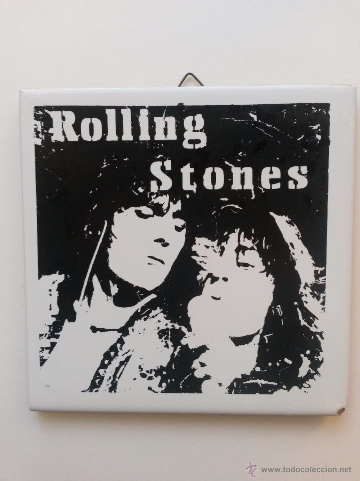 Fotos de cantantes: Rolling Stones, en azulejo para colgar de 15 x 15 cms