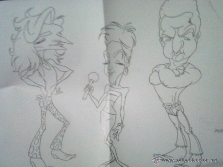 Fotos de Cantantes: Mecano (1988) - Boceto para serie animacion no realizada - Reproduccion 2011