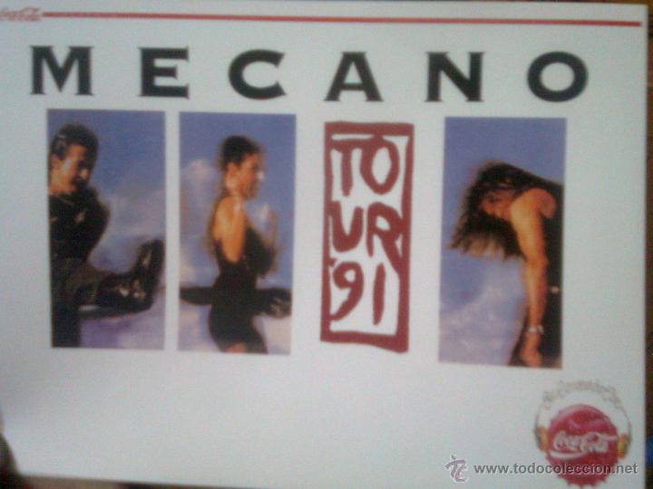 Fotos de Cantantes: Mecano - Cartel pegatina reproduccion Gira 1991 - A4 - Facsimil repro 2011