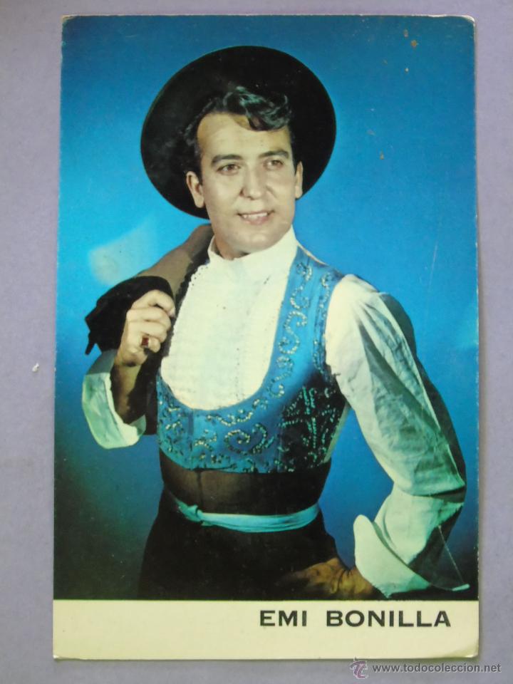 Photos de Chanteurs et Chanteuses: FOTO POSTAL DE M&Uacute;SICA. A&Ntilde;OS 50 60. EMI BONILLA. DISCOS ZAFIRO. 20