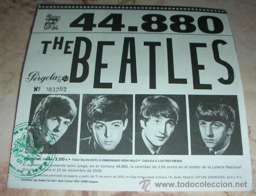 Fotos von Musikern: THE BEATLES - LOTERIA 2009 -