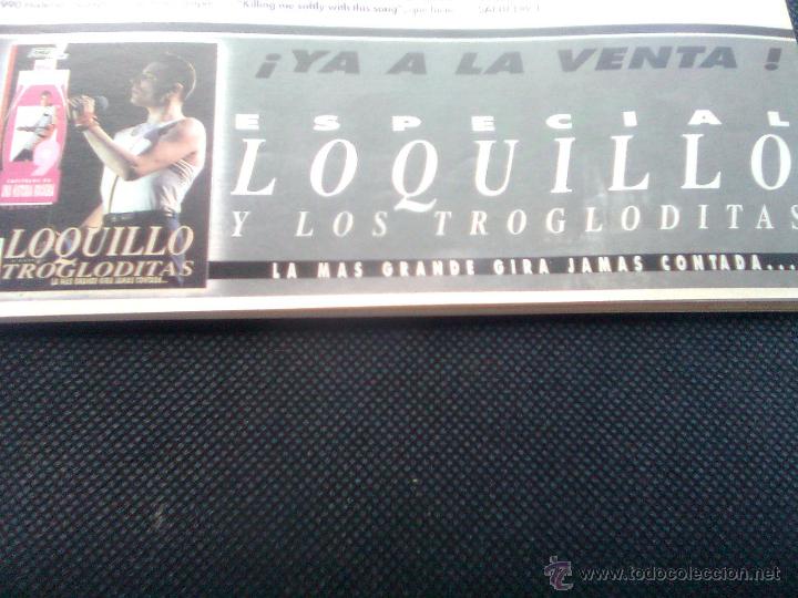 Fotos de Cantantes: Flyer promo loquillo - especial la gira mas grande jamas contada - 1990