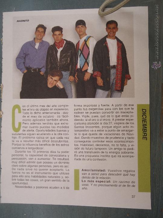 Fotos von Musikern: musica famoso - hoja completa recorte , cantante  grupo magneto